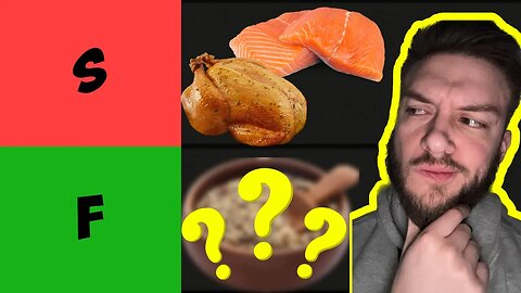 ULTIMATE Bodybuilding Food Tier List