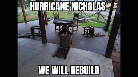 Hurricane Nicholas on SV Imagine aftermath and neighbors checking up on each other.