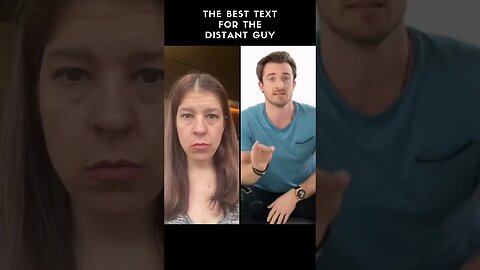 Best Text for the Too Distant Guy | Matthew Hussey❤️ #shorts #dating #datingadvice #datingtips