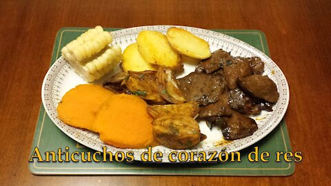 RECETA FÁCIL DE ANTICUCHOS DE CORAZÓN DE RES (BEEF HEART KABOBS)