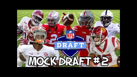 HOW MANY Wide Receivers Taken in the First Round!? NFL First Round Mock Draft # 2