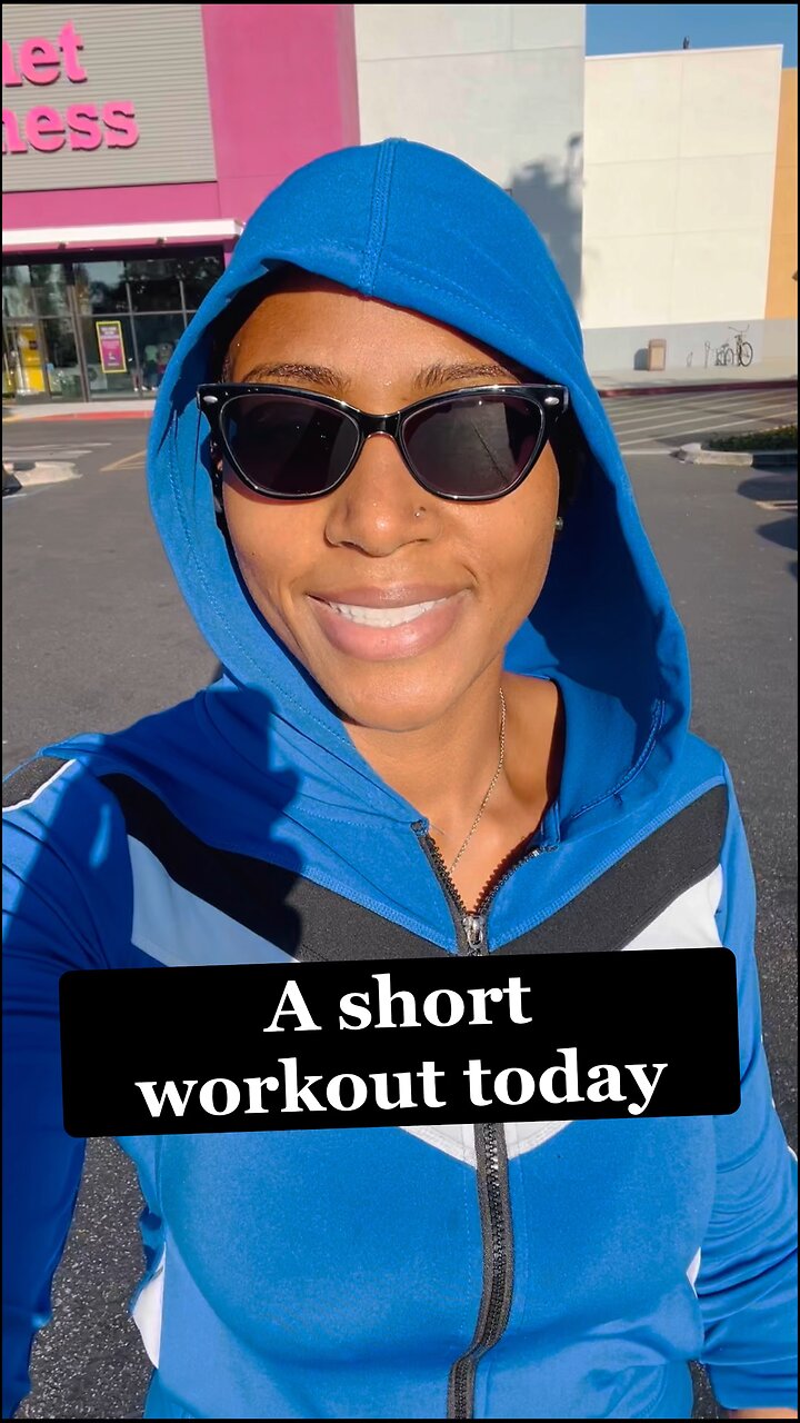 A short workout today is better than no workout duh! Did you hit the