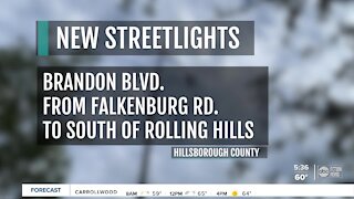 Hillsborough County roads getting new LED streetlights