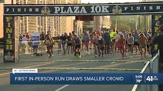 First in-person run draws smaller crowd