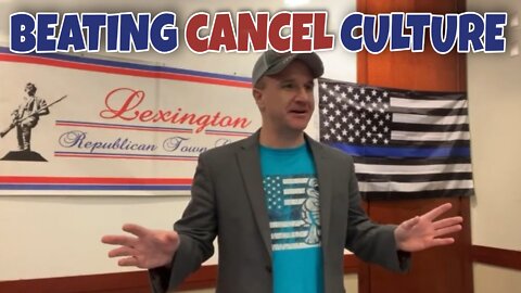 Speech at Lexington Republican Town Committee - Starting Turtleboy and Beating Cancel Culture