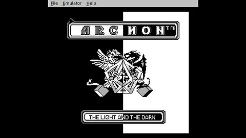 Game title screen: Archon