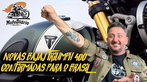 Novas Bajaj-Triumph 400cc CONFIRMADAS PARA BRASIL: Lançamento OFICIAL