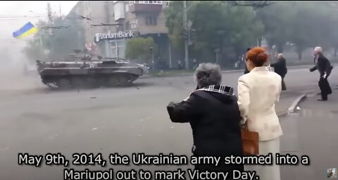 Mariupol (Donbass). War and Peace 2014-2022 Victory day