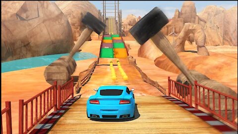 Impossible Car Stunts - Ramp Car Stunts Free _ Android Gameplay