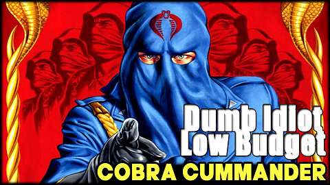 COBRA CUMMANDER | funny cartoon voiceover | Gi Joe voice overs