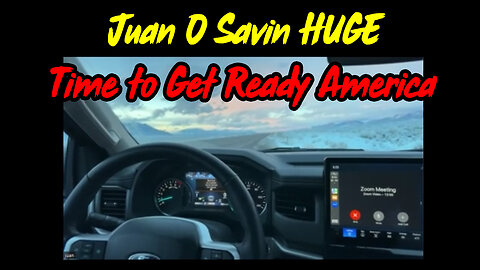 Juan O Savin HUGE - Time to Get Ready America