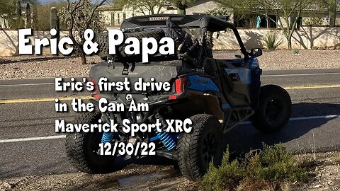 Eric & the Blue Goose (Can Am Maverick Sport XRC)