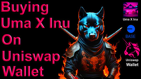 Black Shiba Inu - Uma X Inu - Uniswap Wallet - How To Purchase - Wealth Transfer Tutorial