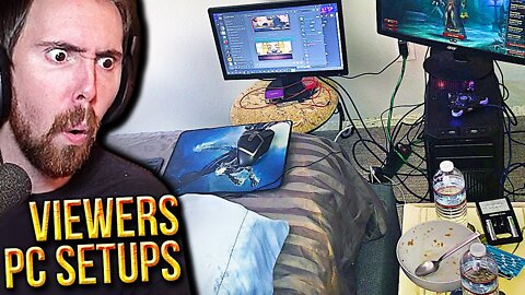 A BED Setup!? Asmongold Roasts His Viewers PC SETUPS | Episode 3