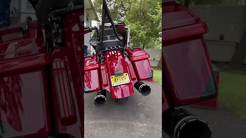 The 🔥🔥🔥@Advanblack ​⁠ CVO style fender on my Harley Davidson Road Glide