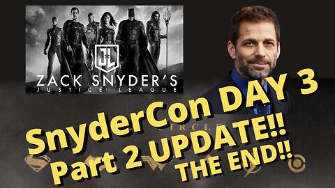 SnyderCon Day 3 PART 2 - Q&A highlights & A RECAP of the EVENT!!