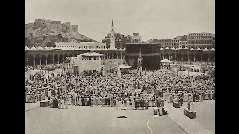 100 years old makka and madina video,,,Gumbade khizra