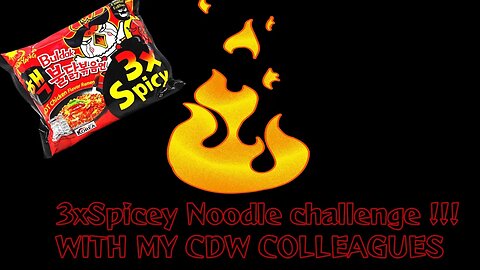 🌶️🌶️ 3X Spicy Noodle Challenge !! | CDW | Challenge #2 | BURN !!!!!🌶️🌶️