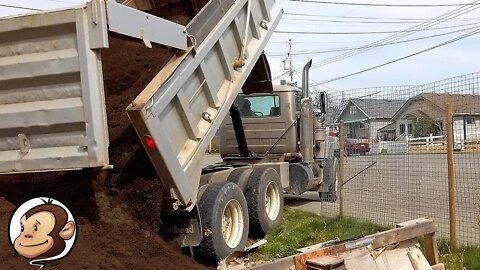 Getting 13 Yards of Soil | Full Dump Truck of Garden Soil