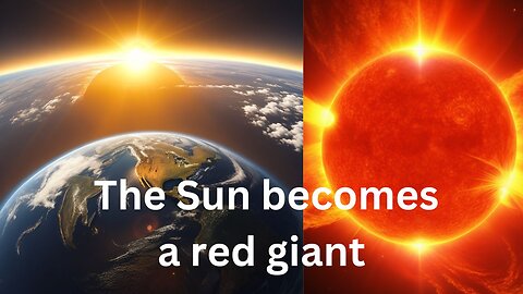 The sun becomes a red giant {animation} #cartoonmovies #cartoonsepisodes #animatedCartoon