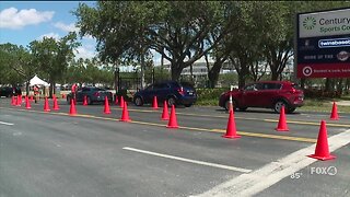 Expect to wait a couple hours for CenturyLink coronavirus testing site