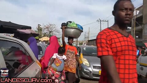 MADINA MARKET WALK AND TALK IN GHANA ON A VERY COLORFUL DAY! | THE SCURV's