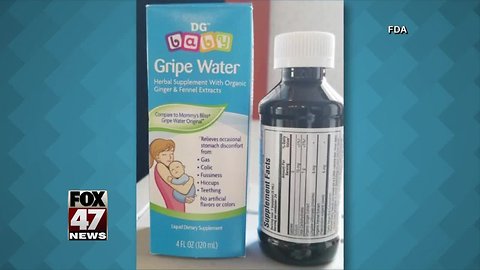 Gripe water sold at Dollar General stores recalled for choking hazard