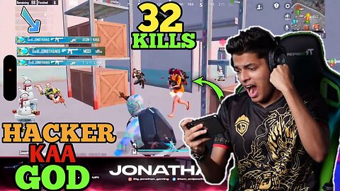 32 KILLS 😱! ACE MASTER LOBBY HARDEST GAMEPLAY EVER | JONATHAN GAMING #jonathangaming #jonathanlive