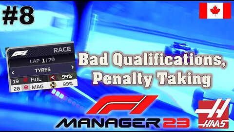 Bad Qualification, Penalty Taking l F1 Manager 2023 Haas Career Mode l Episode 8