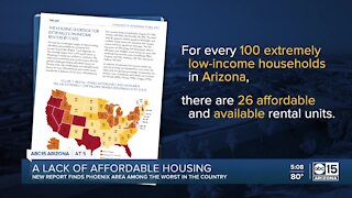 New report shows AZ ranks 4th for lack of affordable housing