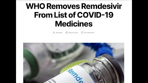 WHO Removes Remdesivir From List of COVID-19 Medicines - World News Broadcasting Corporation