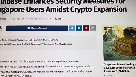 WARNING…COINBASE CRYPTO EXCHANGE IS COLLECTING INFO!!