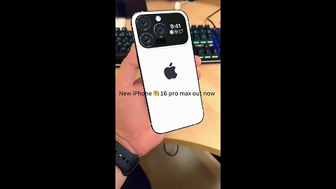 New iPhone 🧐 16 pro max out now