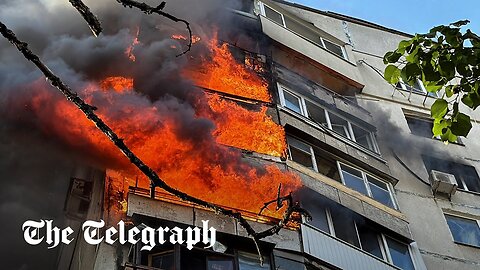 Russian guided bombs hit Kharkiv playground and apartments