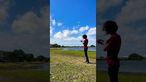 Kite flying on walk #flyingkite #kiteflying