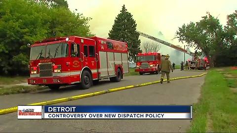 Detroit Fire Commissioner under fire for changing dispatch policy on non-emergency calls