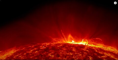 NASA | Fiery Looping Rain on the Sun