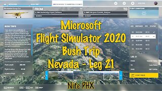 MSFS2020 - Bush Trip - Nevada - Leg 21