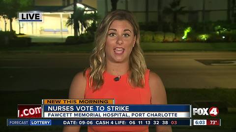 Port Charlotte hospital nurses participate in vote to call for strike