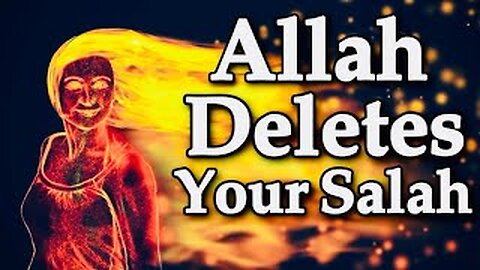 Allah Deletes All Salah, Stop 1 SIN Now! Scary Hadith