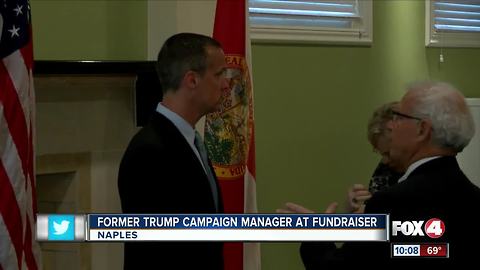 Former Trump campaign manager visits Naples