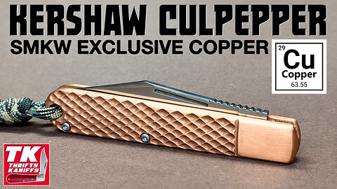 Kershaw Culpepper Copper Barlow Pocket Knife 4383TCU