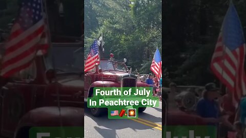 Peachtree City Fourth of July. #4thofjuly #peachtreecity #movingtopeachtree 🇺🇸