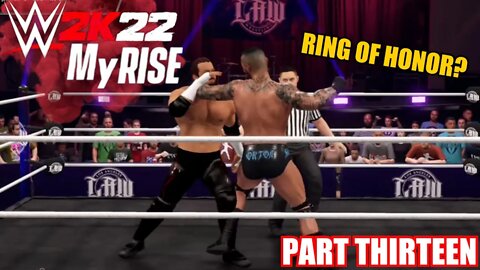 WWE 2K22 MYRISE PART 13 - MAIN ROSTER CALL UP AND SMACKDOWN DEBUT! FIRST PPV MATCH