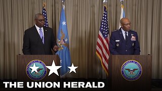 Defense Secretary Austin and General Brown Hold a Press Conference on Ukraine Defense Contact Group