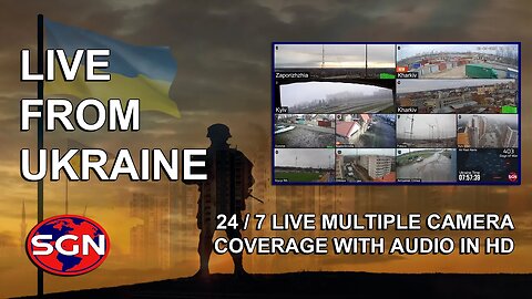 Live from Ukraine - 24/7 Multiple Live Camera Views with Audio in HD April 5 2023 Part 2