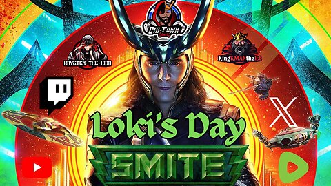 SMITE NIGHT (Loki Day) W/ KingKMANthe1st |Listening To Kid Cudi NEW Album