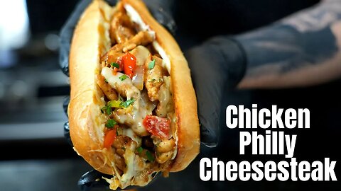 Make This With That Chicken Breast In Your Freezer! (Delicious Chicken Philly Recipe)