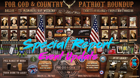 Patriot Roundup Special Report - Event Update with John and Amy