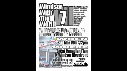 Windsor Freedom Protests Month Of March 2022